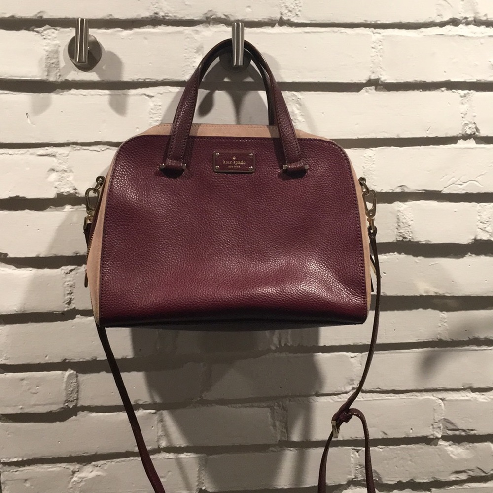 Kate Spade Burgundy Blush Bag